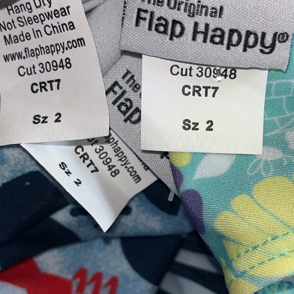 Lot of 3 Flap Happy Kids UV 50 NWT Ruffle One Piece Swimsuits Size 2